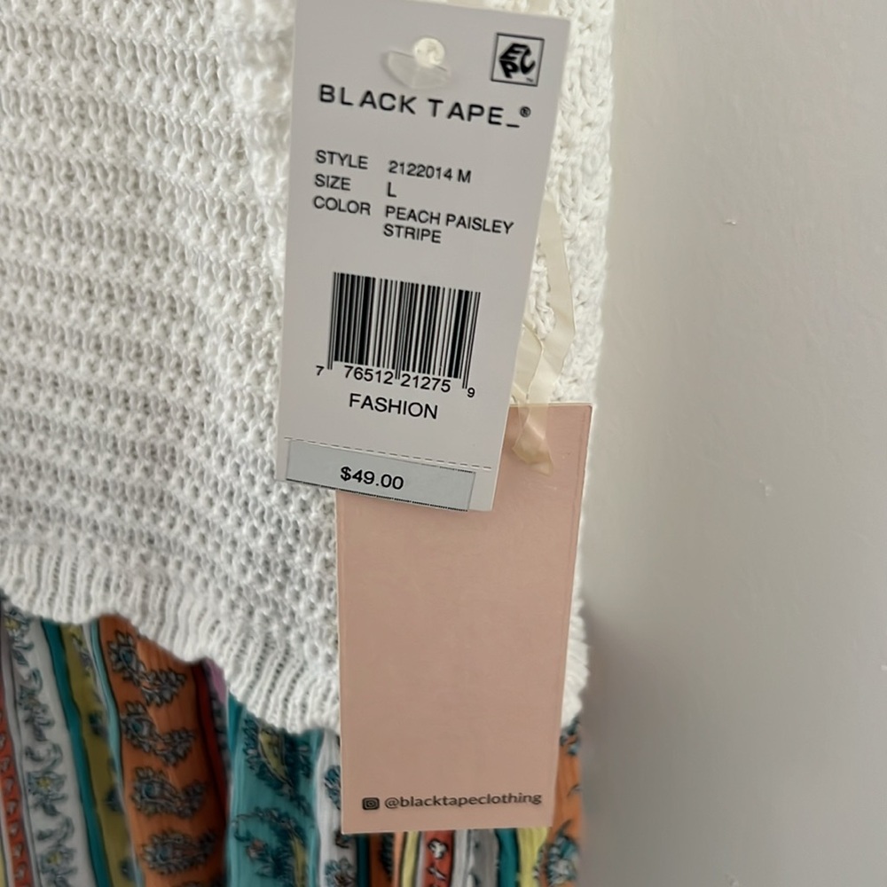 NWT Black Tape Sundress with knitted bodice - Picture 6 of 7